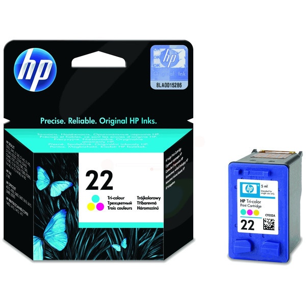 HP C9352AE/22 Druckkopfpatrone color, 165 Seiten ISO/IEC 24711 5ml