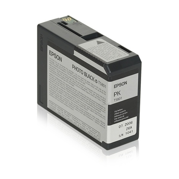 Epson C13T580100/T5801 Tintenpatrone schwarz foto 80ml