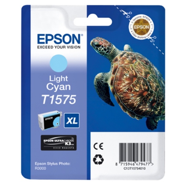 Epson C13T15754010/T1575 Tintenpatrone cyan hell 25.9ml