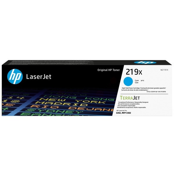 HP W2191X/219X Tonerkartusche cyan High-Capacity, 2.500 Seiten ISO/IEC 19798