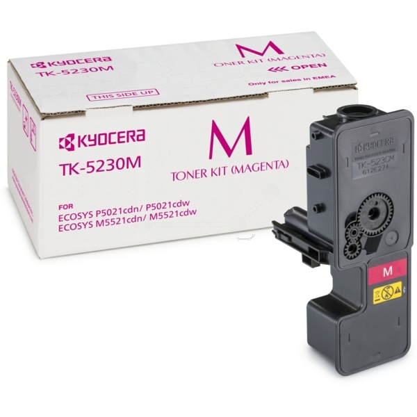 Kyocera 1T02R9BNL0/TK-5230M Toner-Kit magenta, 2.200 Seiten ISO/IEC 19752