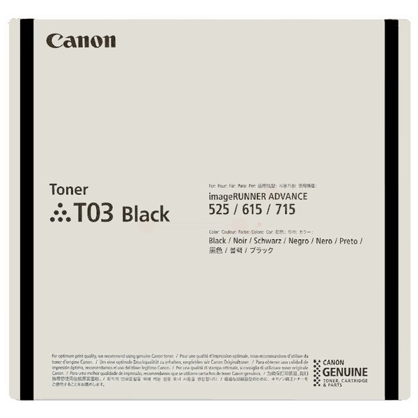 Canon 2725C001/T03 Toner-Kit, 51.500 Seiten ISO/IEC 19752