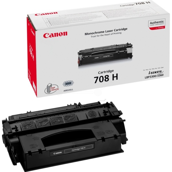 Canon 0917B002/708H Tonerkartusche schwarz, 6.000 Seiten/5%