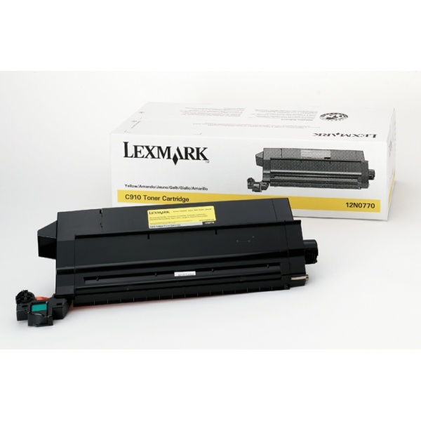 Lexmark 12N0770 Toner-Kit gelb, 14.000 Seiten/5%