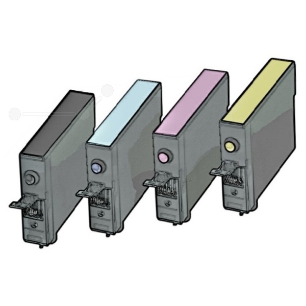 Kompatibel PRSET0715 Tintenpatrone MultiPack Bk,C,M,Y VE=4 (ersetzt Epson T0715)