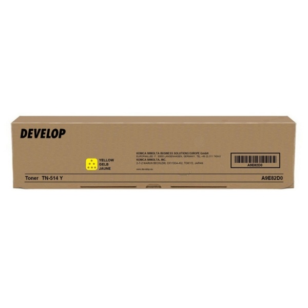 Develop A9E82D0/TN-514Y Toner gelb, 26.000 Seiten/5%