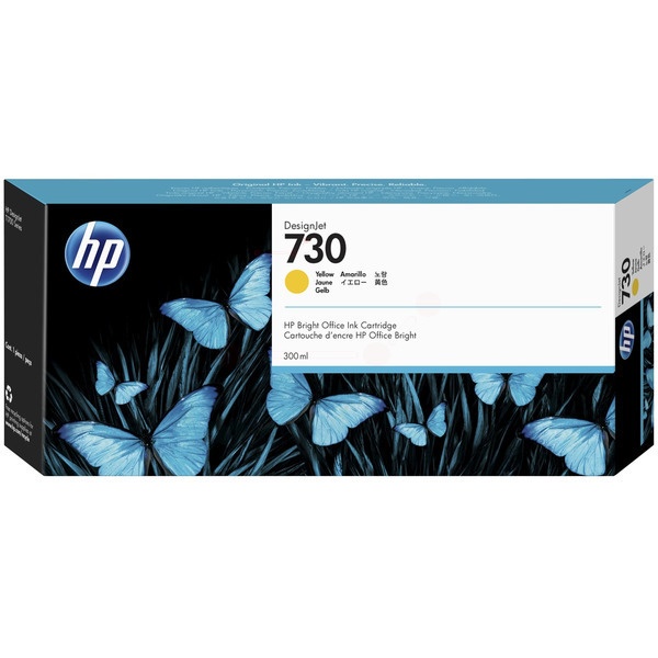 HP P2V70A/730 Tintenpatrone gelb 300ml