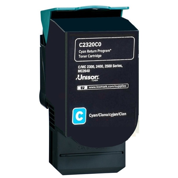 Lexmark C2320C0 Toner-Kit cyan return program, 1.000 Seiten ISO/IEC 19752