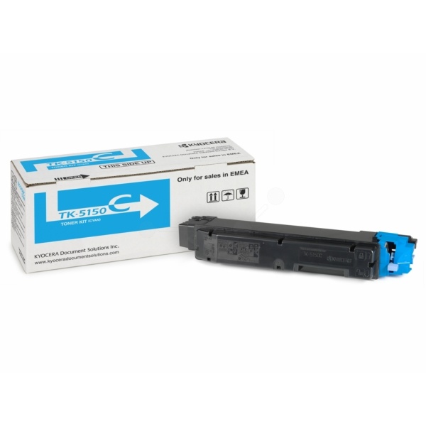 Kyocera 1T02NSCNL0/TK-5150C Toner-Kit cyan, 10.000 Seiten ISO/IEC 19798