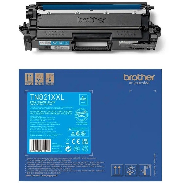 Brother TN-821XXLC Toner-Kit cyan High-Capacity, 12.000 Seiten ISO/IEC 19752