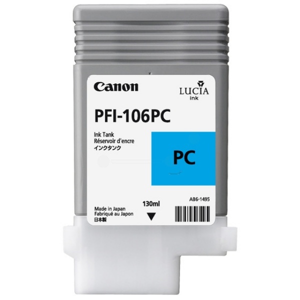 Canon 6625B001/PFI-106PC Tintenpatrone cyan hell 130ml