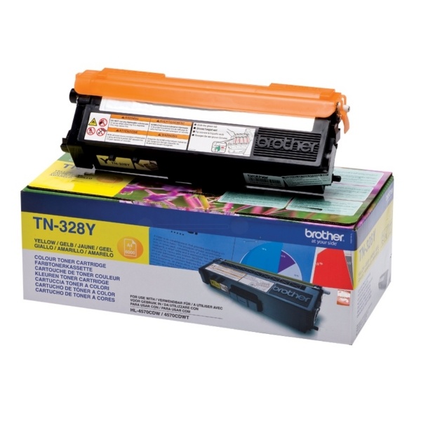 Brother TN-328Y Toner gelb extra High-Capacity, 6.000 Seiten ISO/IEC 19798