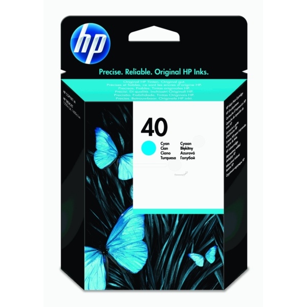 HP 51640CE/40 Druckkopfpatrone cyan, 1.600 Seiten ISO/IEC 24711 42ml