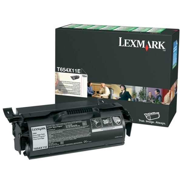 Lexmark T654X11E Tonerkartusche schwarz extra High-Capacity return program, 36.000 Seiten ISO/IEC 19752