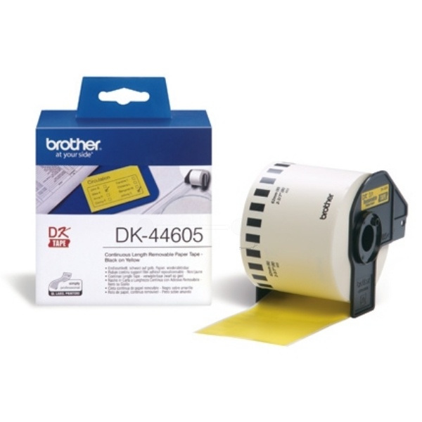 Brother DK-44605 DirectLabel Etiketten gelb Papier 62mm x 30,48m