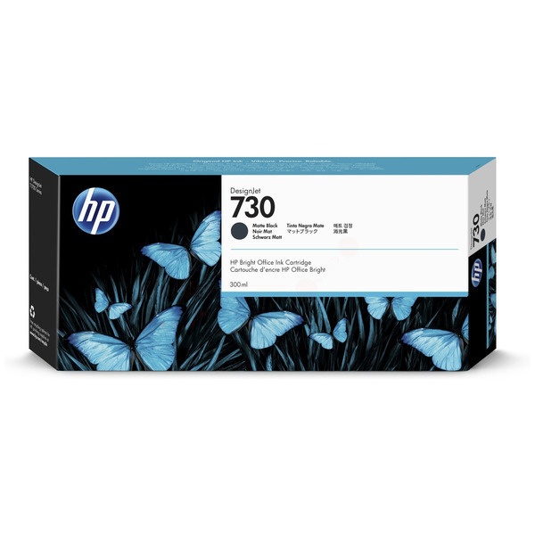 HP P2V71A/730 Tintenpatrone schwarz matt 300ml