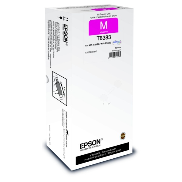 Epson C13T838340/T8383 Tintenpatrone magenta, 20.000 Seiten 167.4ml