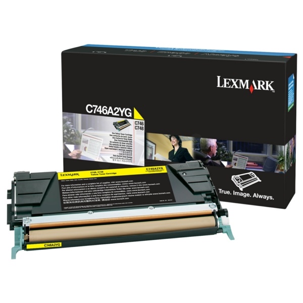 Lexmark C746A2YG Tonerkartusche gelb, 7.000 Seiten ISO/IEC 19798