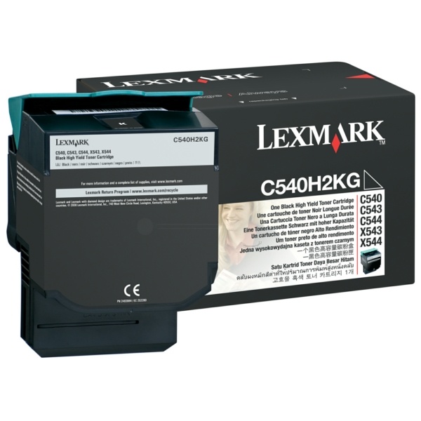 Lexmark C540H2KG Toner schwarz, 2.500 Seiten ISO/IEC 19798