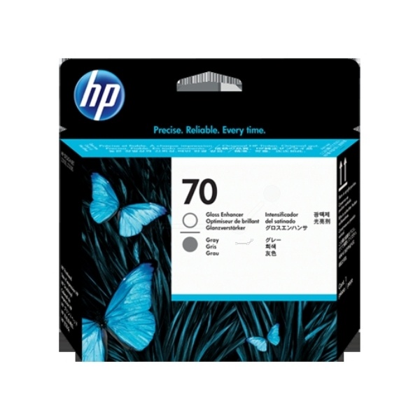 HP C9410A/70 Druckkopfpatrone Glanzverstärker + grau 130ml