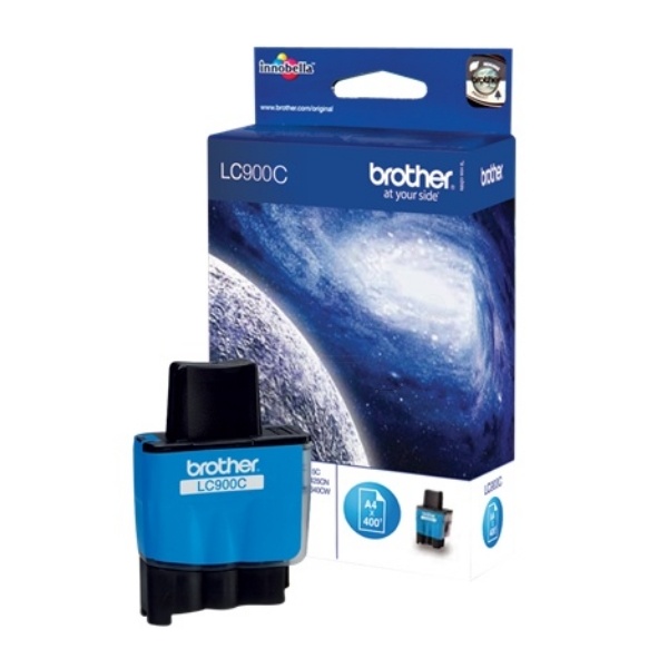 Brother LC-900C Tintenpatrone cyan, 400 Seiten/5% 8ml