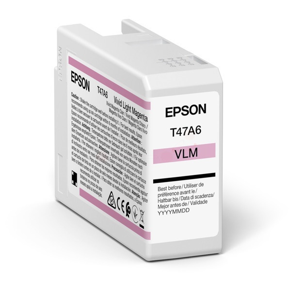 Epson C13T47A600/T47A6 Tintenpatrone magenta hell 50ml