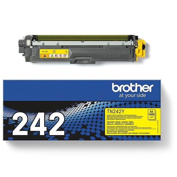 Brother TN-242Y Toner-Kit gelb, 1.400 Seiten ISO/IEC 19798