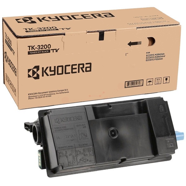 Kyocera 1T02X90NL0/TK-3200 Toner-Kit, 40.000 Seiten ISO/IEC 19752