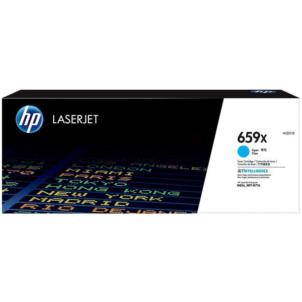 HP W2011X/659X Toner-Kit cyan High-Capacity, 29.000 Seiten ISO/IEC 19752