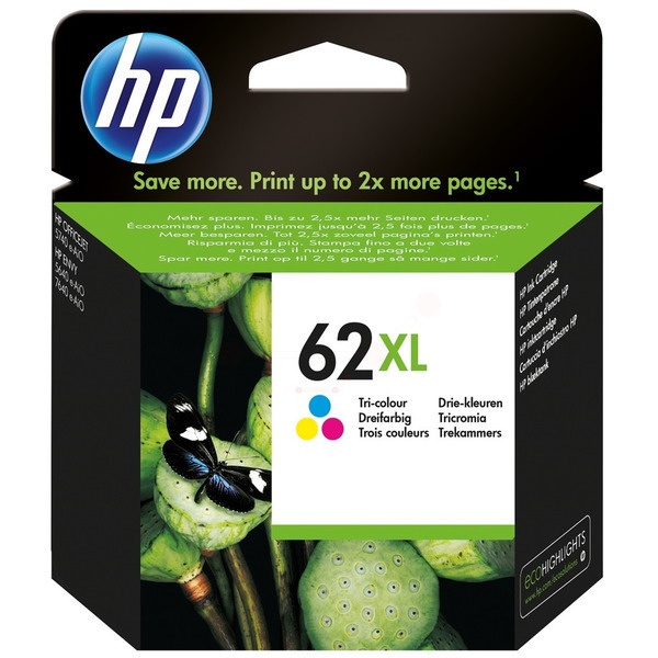 HP C2P07AE/62XL Druckkopfpatrone color High-Capacity, 415 Seiten ISO/IEC 24711