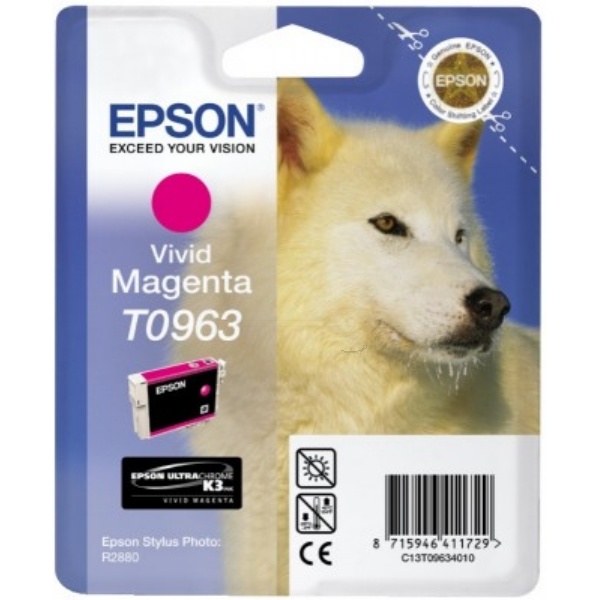 Epson C13T09634010/T0963 Tintenpatrone magenta, 865 Seiten 11.4ml