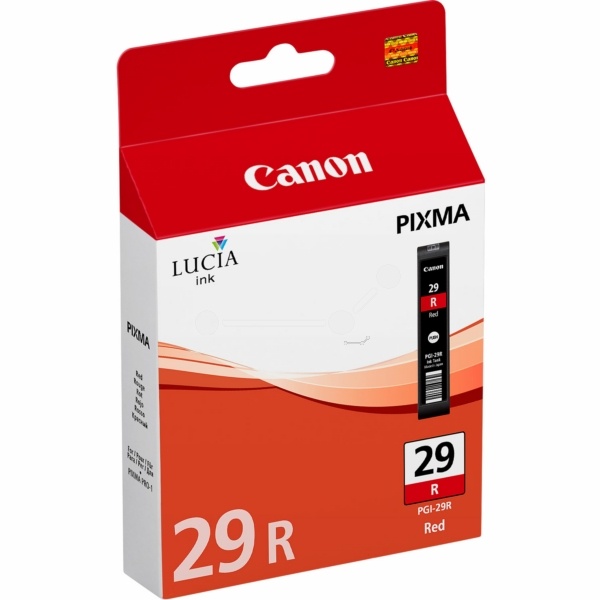 Canon 4878B001/PGI-29R Tintenpatrone rot, 2.370 Seiten 36ml