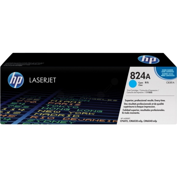 HP CB381A/824A Toner cyan, 21.000 Seiten ISO/IEC 19798