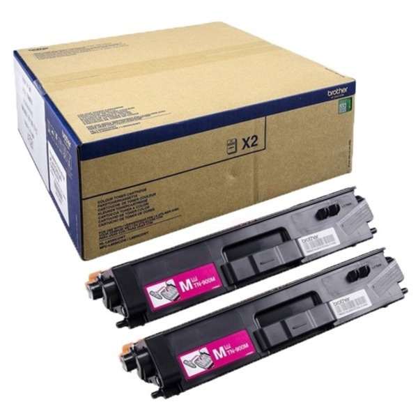 Brother TN-900MTWIN Toner-Kit magenta Doppelpack, 2x6.000 Seiten ISO/IEC 19798 VE=2