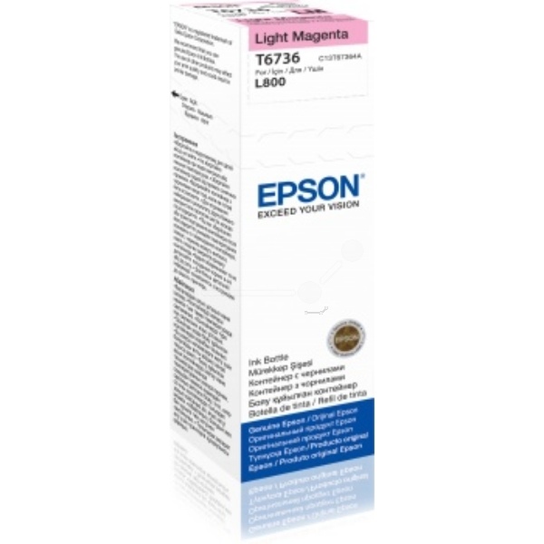 Epson C13T67364A/T6736 Tintenflasche magenta hell, 1.800 Seiten 70ml