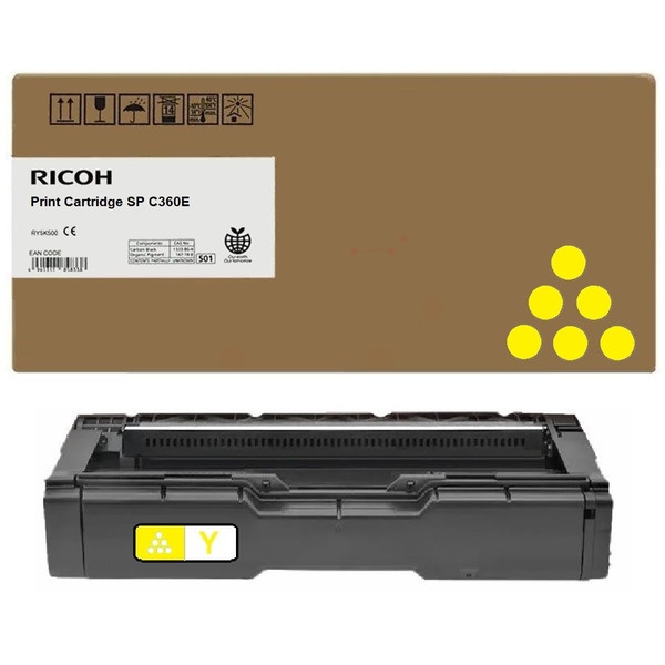 Ricoh 407902/SPC340E Toner gelb, 5.000 Seiten ISO/IEC 19798