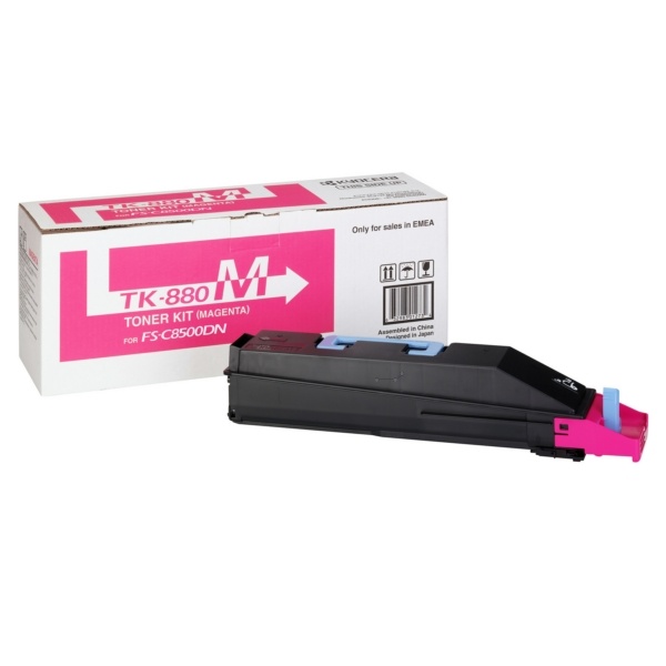 Kyocera 1T02KABNL0/TK-880M Toner magenta, 18.000 Seiten ISO/IEC 19798