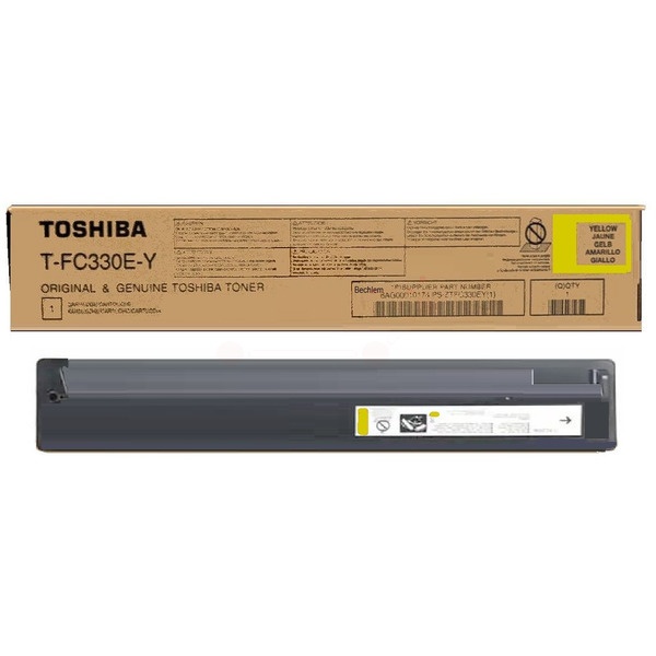 Toshiba 6AJ00000131/T-FC200EY Toner-Kit gelb, 33.600 Seiten