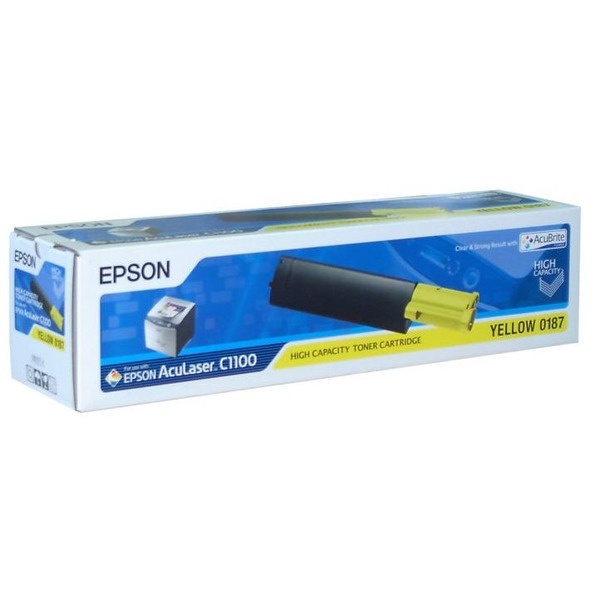 Epson C13S050187/0187 Toner gelb, 4.000 Seiten/5%