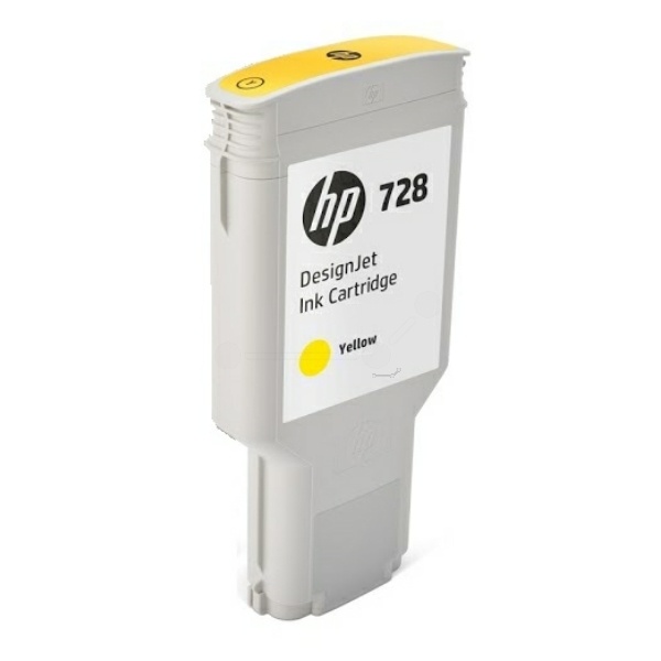 HP F9K15A/728 Tintenpatrone gelb 300ml