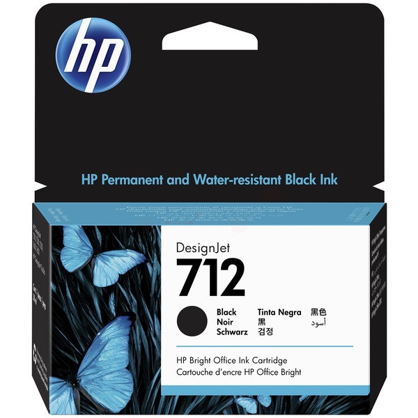 HP 3ED70A/712 Tintenpatrone schwarz 38ml