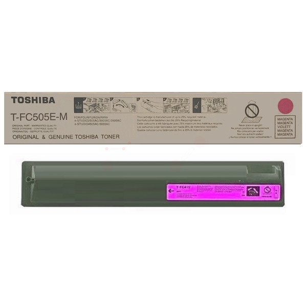 Toshiba 6AJ00000143/T-FC505EM Toner-Kit magenta, 33.600 Seiten