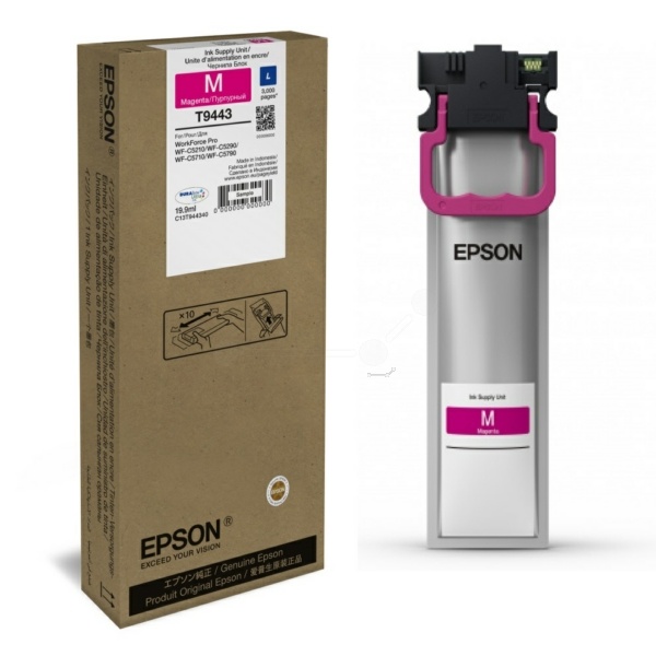 Epson C13T944340/T9443 Tintenpatrone magenta, 3.000 Seiten 19,9ml