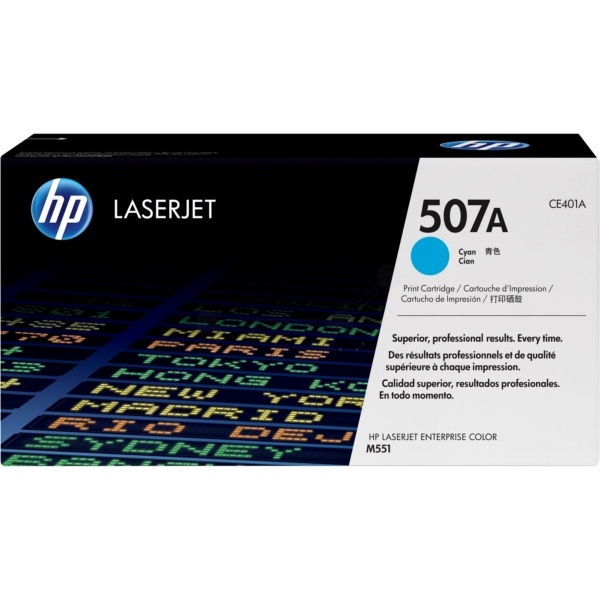 HP CE401A/507A Tonerkartusche cyan, 6.000 Seiten ISO/IEC 19798