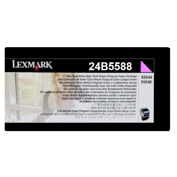 Lexmark 24B5588 Tonerkartusche magenta return program, 3.000 Seiten