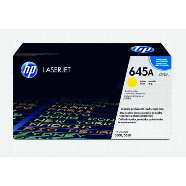 HP C9732A/645A Tonerkartusche gelb, 12.000 Seiten/5%