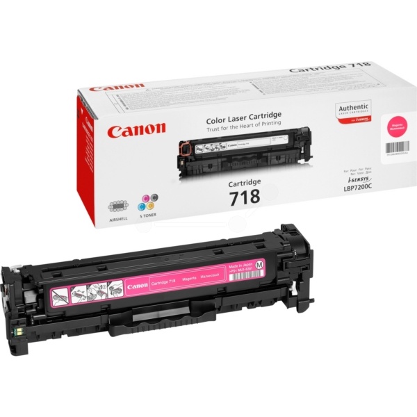 Canon 2660B002/718M Tonerkartusche magenta, 2.900 Seiten ISO/IEC 19798