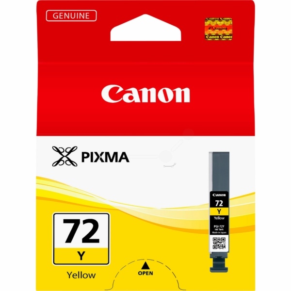 Canon 6406B001/PGI-72Y Tintenpatrone gelb 380 Fotos 14ml