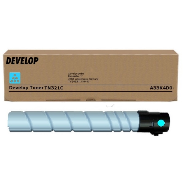 Develop A33K4D0/TN-321C Toner cyan, 25.000 Seiten/5%