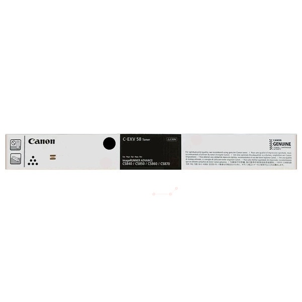 Canon 3763C002/C-EXV58BK Toner schwarz, 71.000 Seiten ISO/IEC 19752